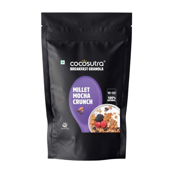 Cocosutra Breakfast Granola Millet Mocha Crunch 1 kg