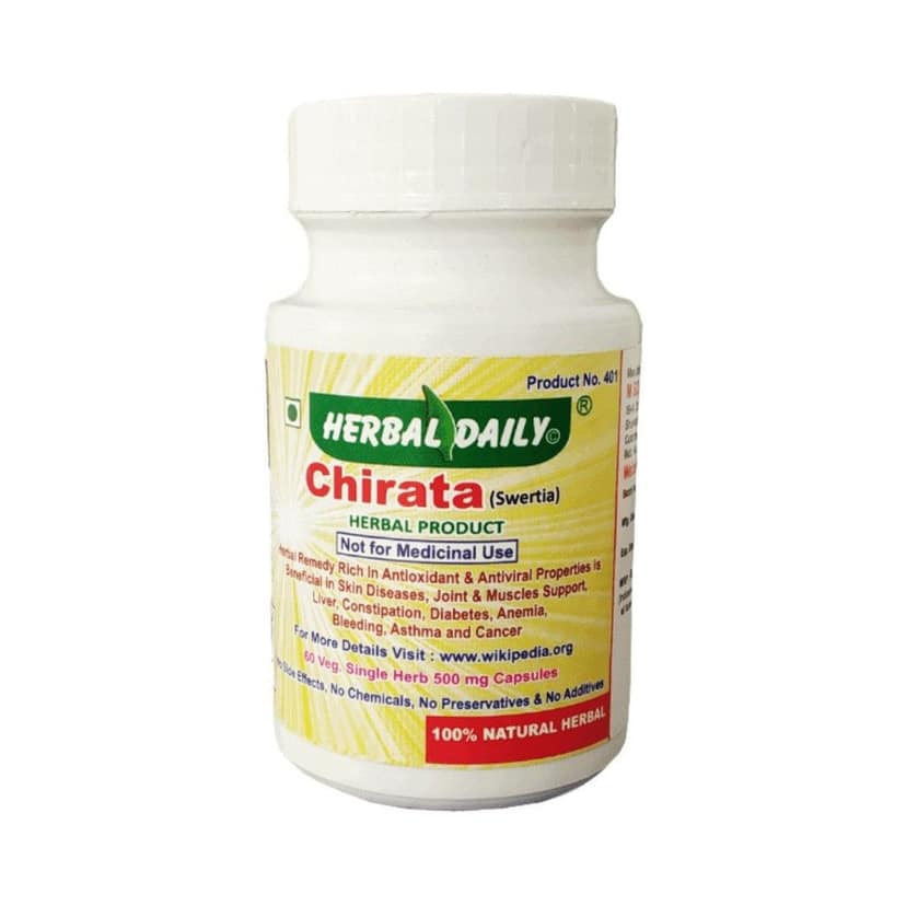 Chirata Veg Capsule | Herbal Supplements view 2