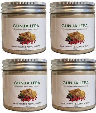 Oilanic Hair Growth Powder Gunja Lepa Powder 100 gm Pack of 4