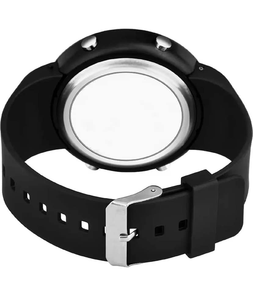 Viser Black Silicon Digital Womens Watch view 2