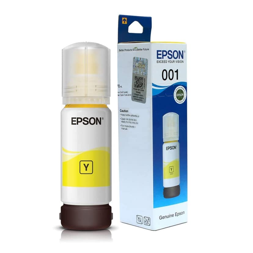 Epson 003 Yellow Ink Bottle 65 ml for EcoTank L1100 series / L1200 series / L3100 series / L3200 series / L5100 series / 5200 series printer view 2