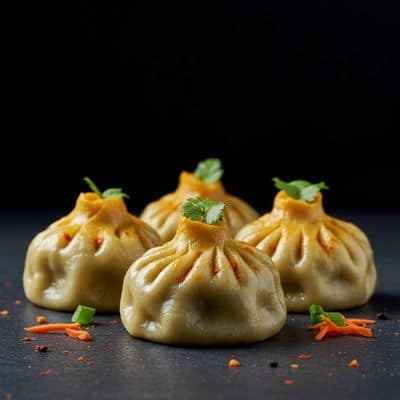 Veg Momos (4 Pcs)