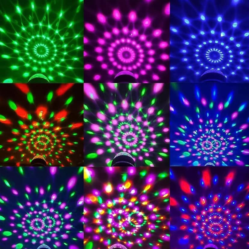 Party Lights, DJ Stage Light Disco Ball Light USB Charging Party Stage Lamp Party Light for Home Bar Car Wedding Holiday Party, Party Gift Kids Birthday view 4