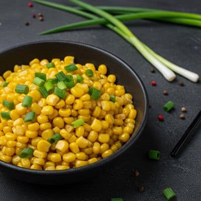 Corn spring onion