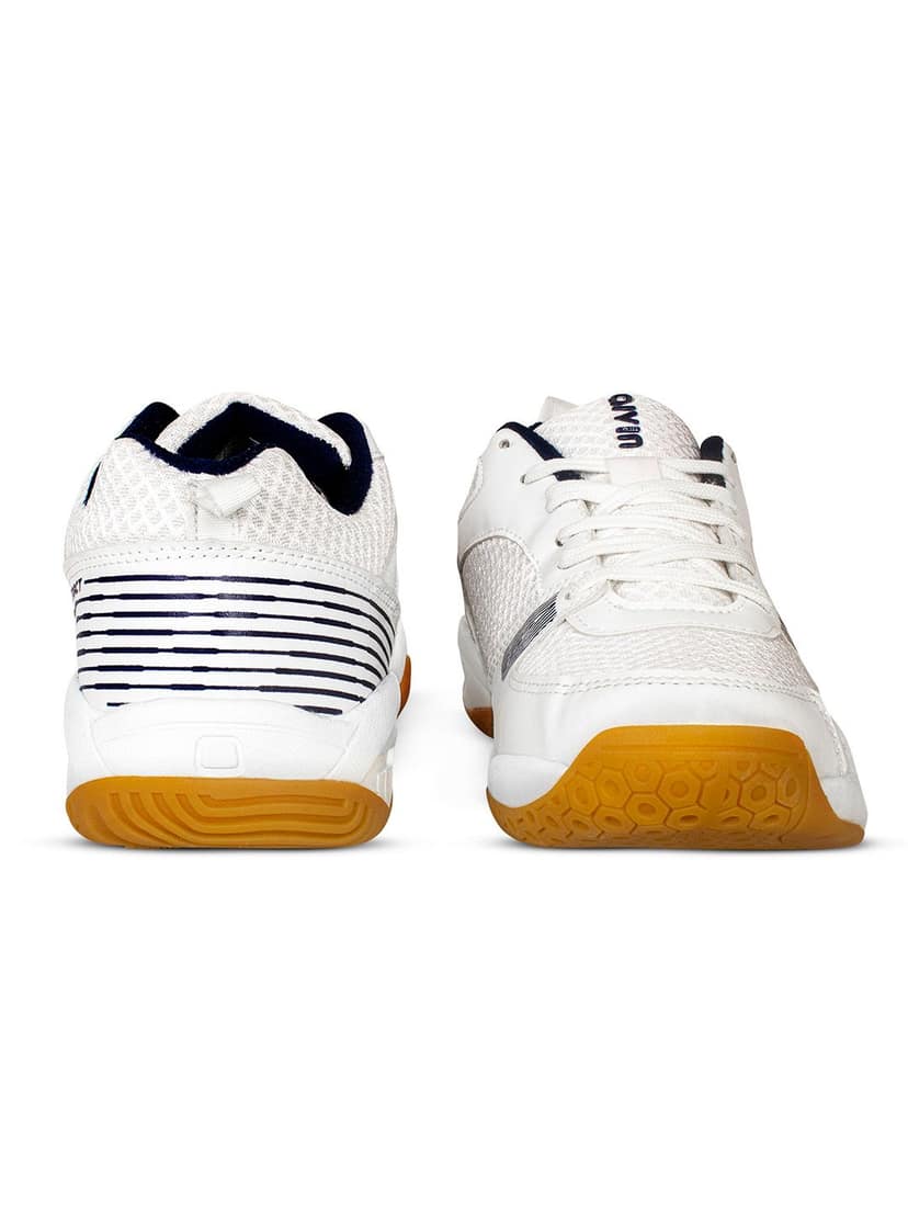 AIVIN Attract Unisex White Badminton Shoes view 8