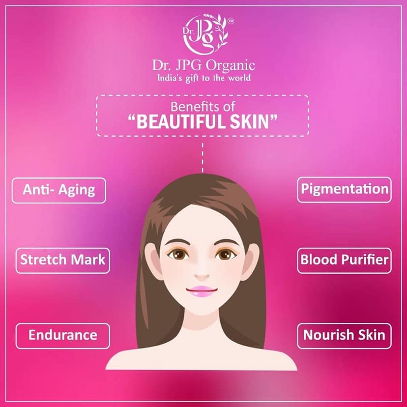 Dr JPG Organic Herbals Beautiful Skin Wellness Capsules 500mg, 60Veg. Capsules | For Healthy, Radiant & Glow, Helps Rejuvenate Skin & Naturally Purify The Blood,| INDIA Organic Certified. view 2