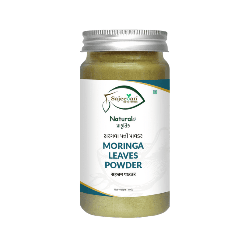 Natural Moringa Leaves Powder For Hair Growth, Heart Health And Digestion - 100g