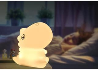 GLOWSERIE Adorable Sleepy LED Night Light for Bedroom & Kids