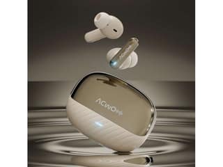 ACwO Dwots 333 Earbuds, 120Hrs Playtime, True Wireless Hexa Mics with Hybrid ANC & Ai-Enc, 48Db Noise Cancellation, 50Ms Low Latency - Pastel-Grey
