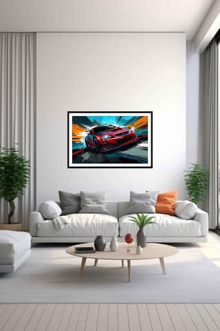VELOCITY UNLEASHED 24in X 16in WITH BLACK FRAME