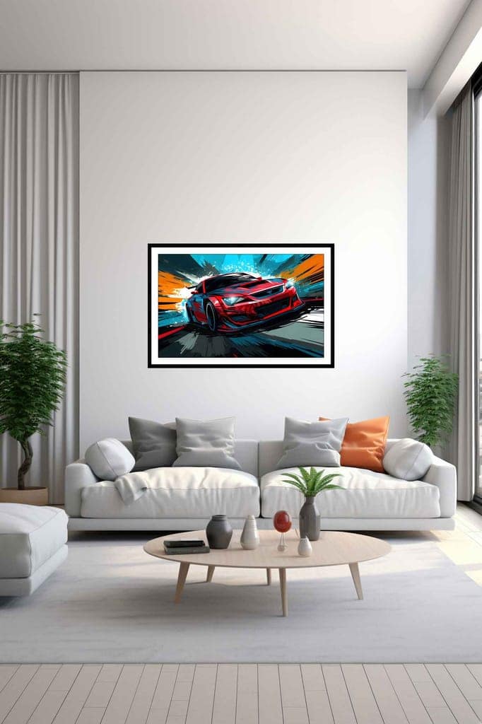 VELOCITY UNLEASHED 24in X 16in WITH BLACK FRAME