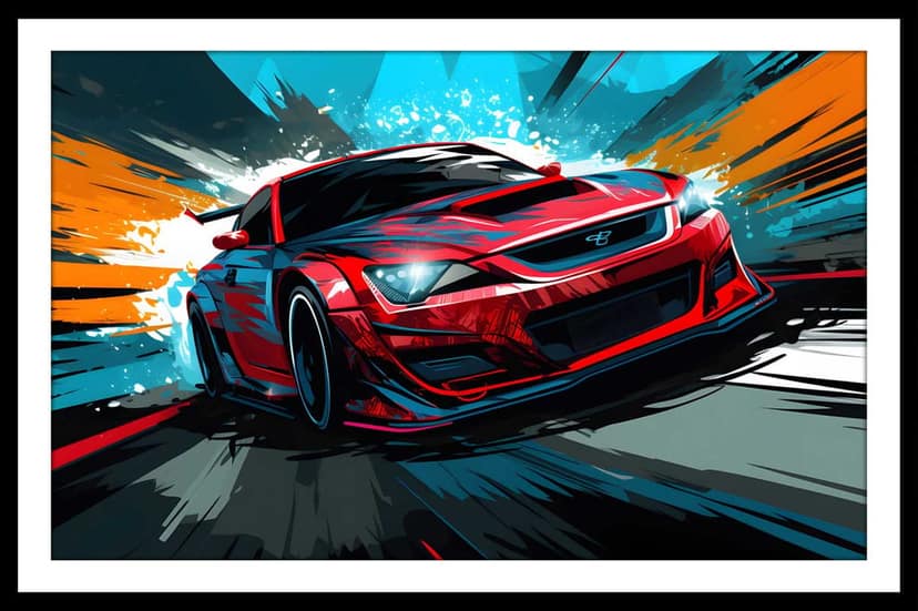 VELOCITY UNLEASHED 24in X 16in WITH BLACK FRAME view 2