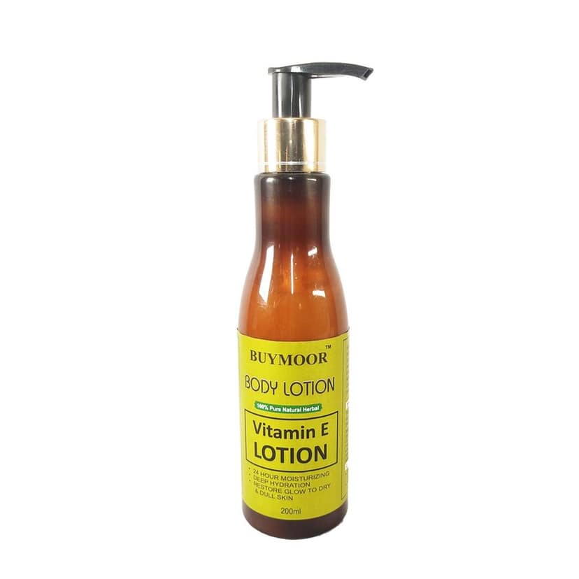 BUYMOOR Vitamin E Deep Nourishing Skin Brightening Body Lotion Men & Women 800 ML(Pack Of 4). view 2