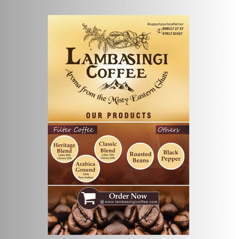 Arabica Ground Coffee - Freshly Roasted, 100% Arabica, Single-Origin, Ground Coffee view 3