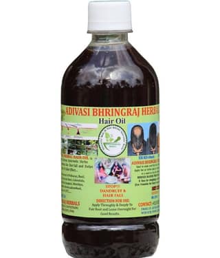 ADIVASI BHRINGRAJ HERBALS - Anti Hair Fall Bhringraj Oil 250 ml ( Pack of 1 )