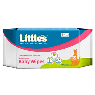 Little's Baby Wipes Soft Cleansing 30 Pcs