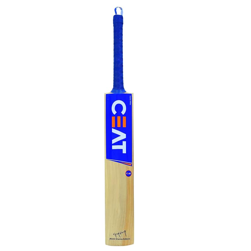 CEAT Striker Kashmir Willow Cricket Bat with Maximum Edge Thickness for Powerful Shots and Aerodynamic Design (Size - 6) by Total Sporting And Fitness Solutions Pvt Ltd