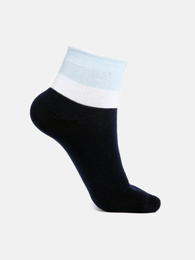 Kolor Fusion Men & Women Colour Block Above Ankle Length Cotton Socks (Pack of 5) view 2