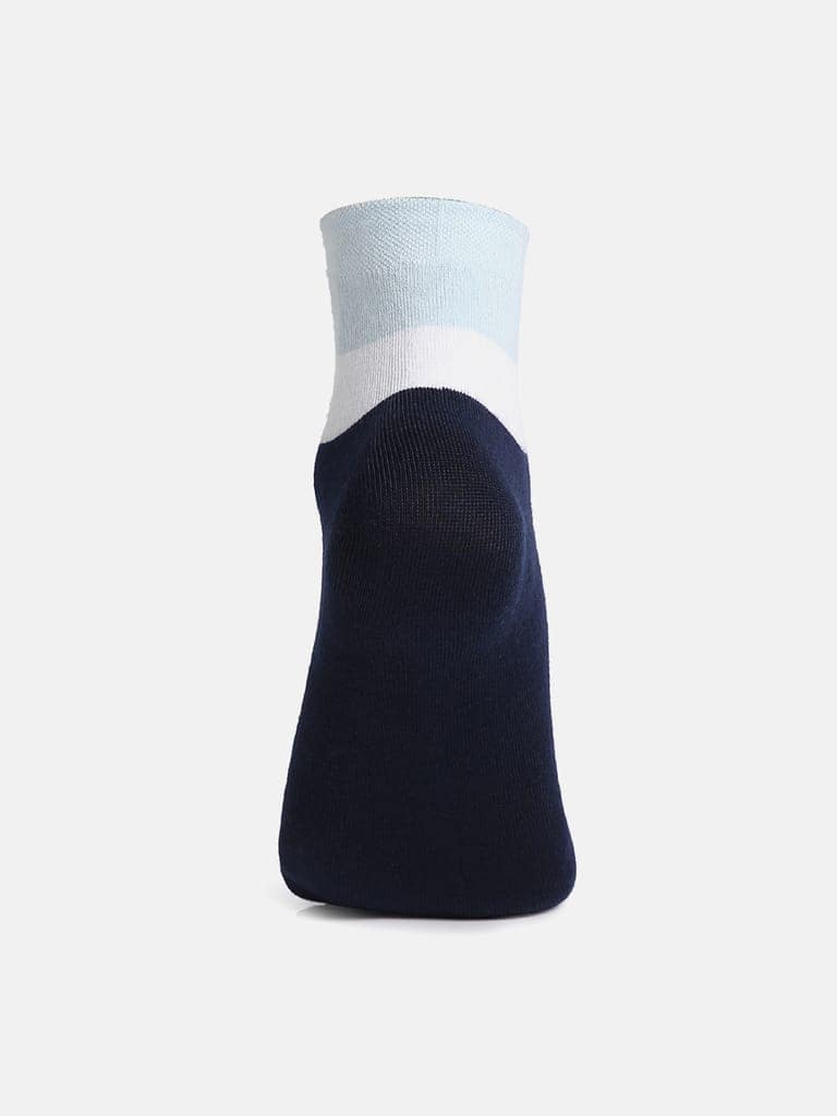 Kolor Fusion Men & Women Colour Block Above Ankle Length Cotton Socks (Pack of 5) view 7