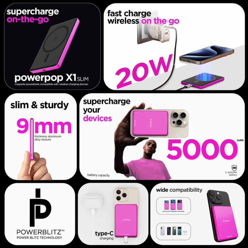Powerpop X1 Hot Pink view 3