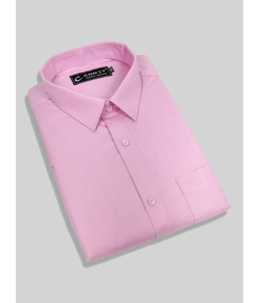 Comey Cotton Blend Regular Fit Full Sleeves Men's Formal Shirt - Brown ( Pack of 1 )