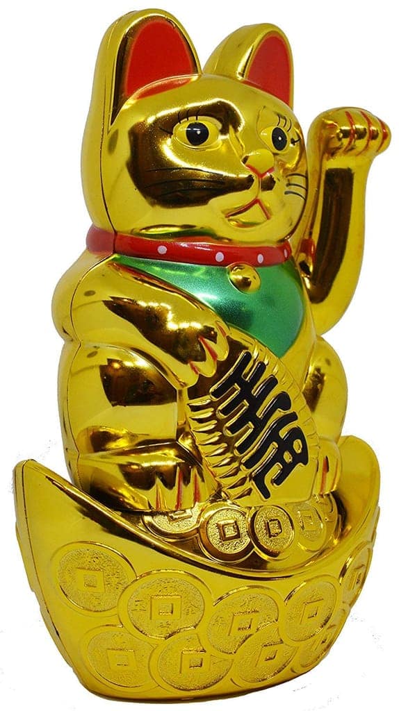 Nawani Vastu Feng Shui Welcome Cat. Size 10/7 cm view 3