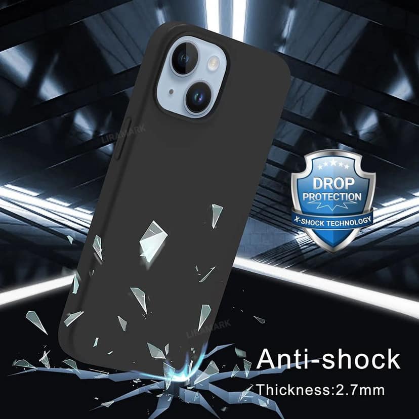 LIRAMARK Liquid Silicone Soft Back Cover Case for Apple iPhone 14 (6.1 inch) view 6