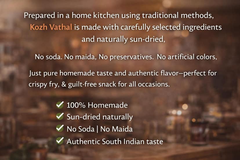 Kuzh vathal - 200gm view 2
