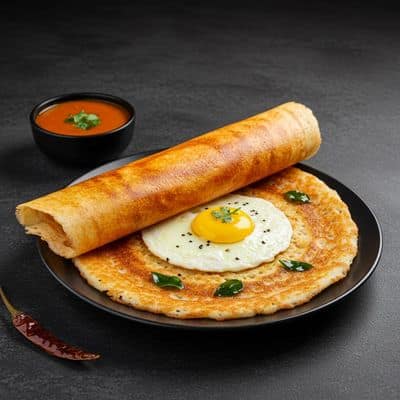 Egg Ghee Dosa