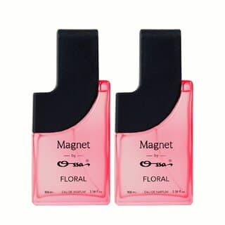 Ossa Magnet Floral Unisex Eau De Parfum Long Lasting Fragrance Premium Perfume For Men And Women (Pack of 2)