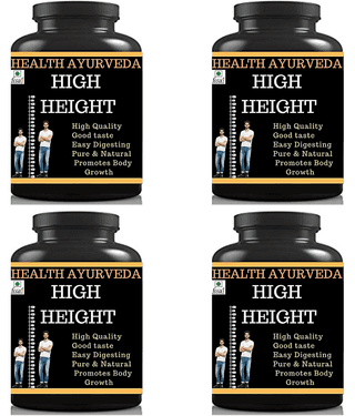 Health Ayurveda High Height | Height Badhane Ki Dawa Capsule 120 No.S Pack of 4