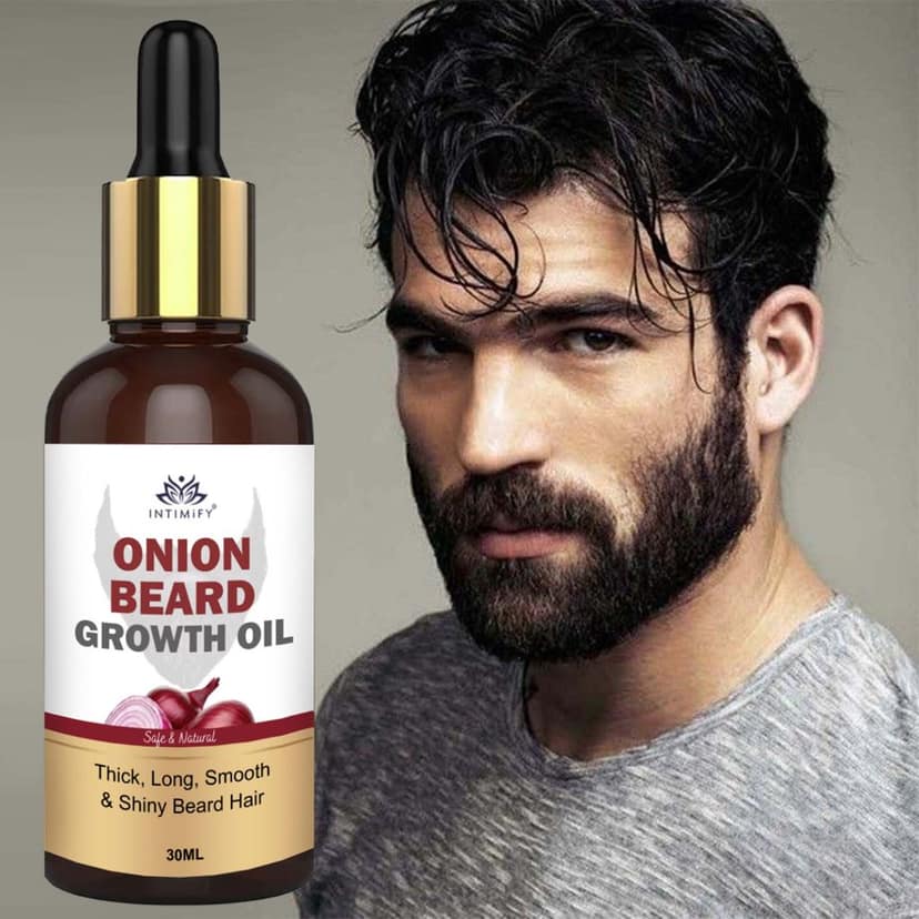 Intimify Onion Beard Growth Oil, beard growth, beard oil, beard growth oil, moustache growth oil, 30 ml view 2