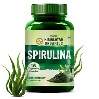 Vlado's Himalayan Organics Spirulina 2000mg 120 Veg Capsules