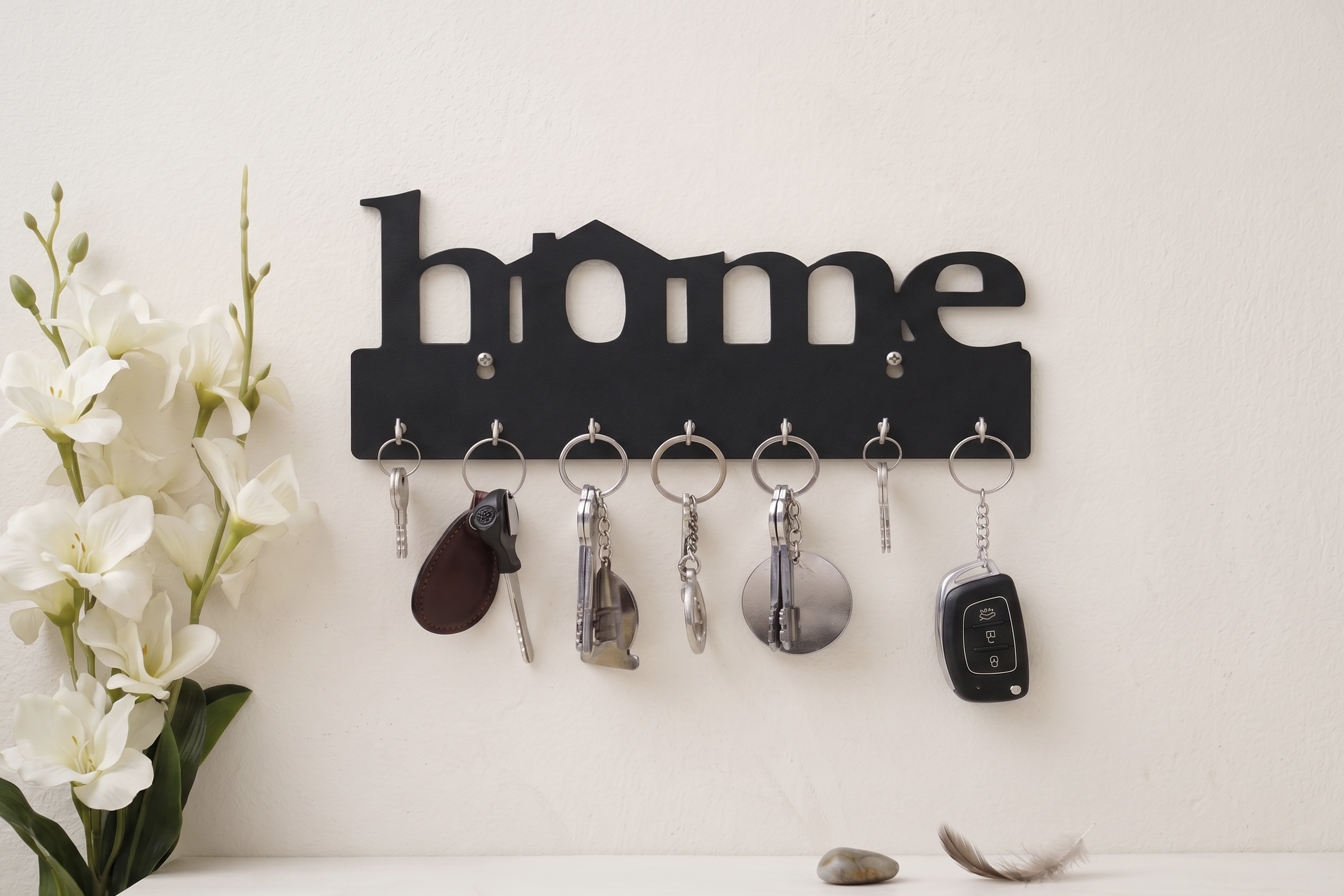 Decorative Wooden Home Key Holder (Large)