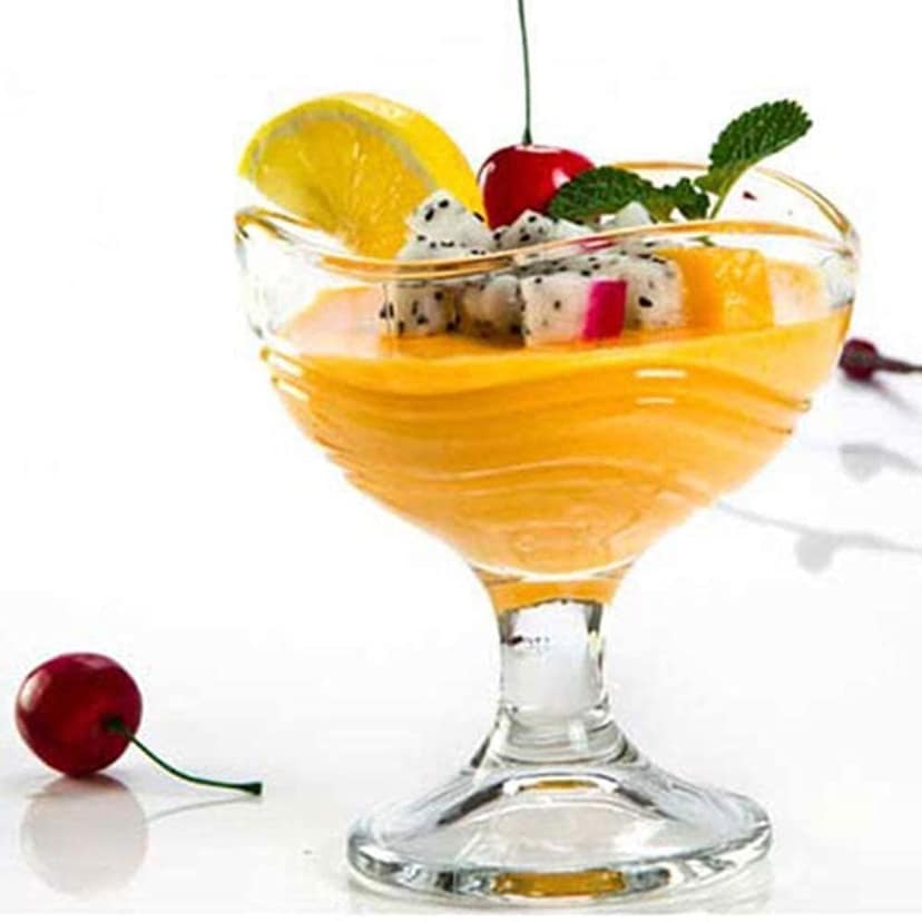 Ice Cream Dessert Bowl | Crystal Glass Dishes | Elegent Bowls for Serving Ice Cream, Pudding & Other Desserts | Ideal for Gifting & Daily use | view 2