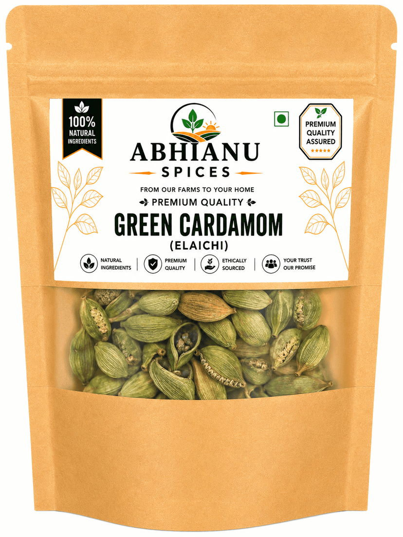 Abhianu Spices Green Cardamom Whole Pods
