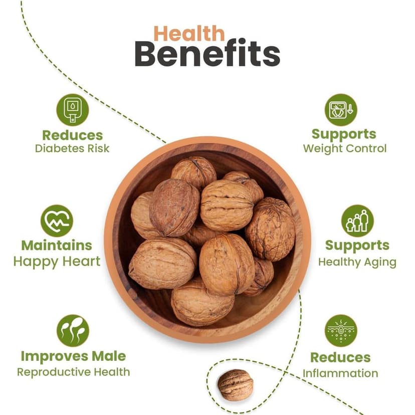 Nutraj California Inshell Walnuts 500g view 5