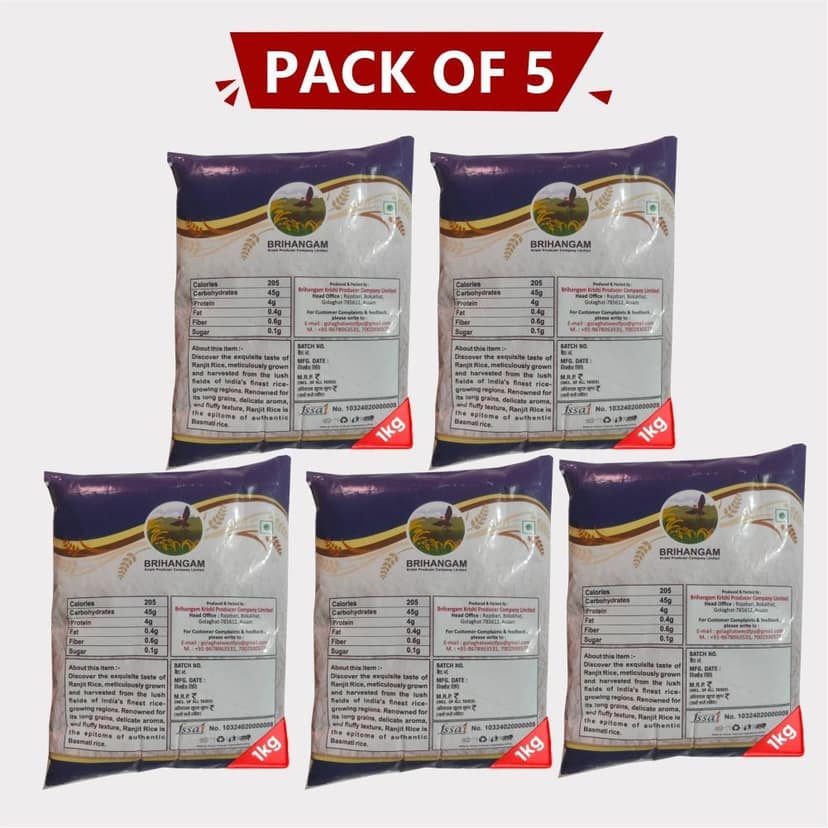 Ranjit Rice (5 Kg) view 4