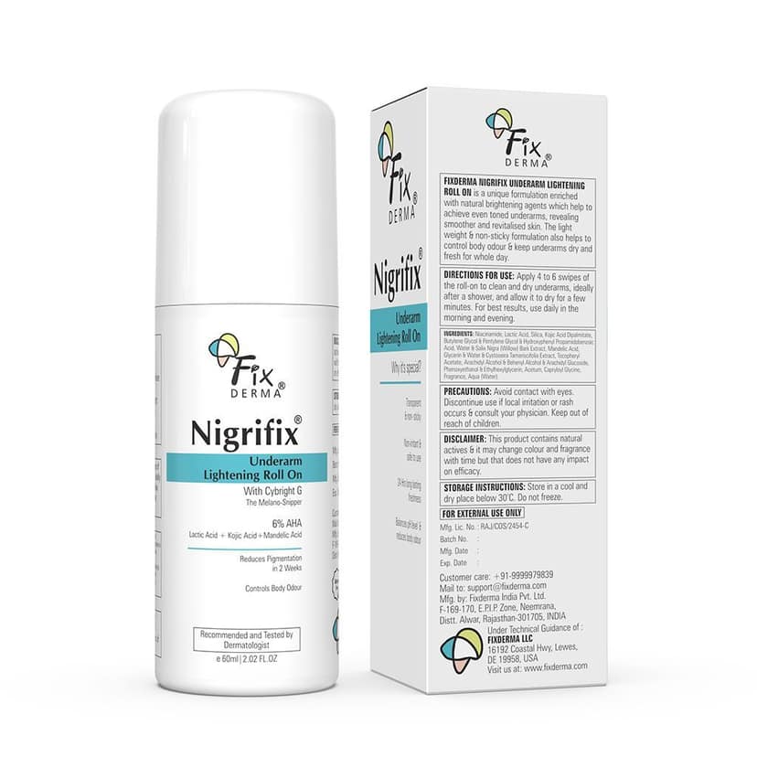 Fixderma Nigrifix Underarm Lightening Roll On view 8