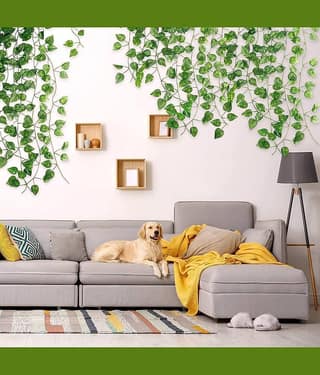 TORNORY - Green Creeper Vine Artificial Flower ( Pack of 3 )