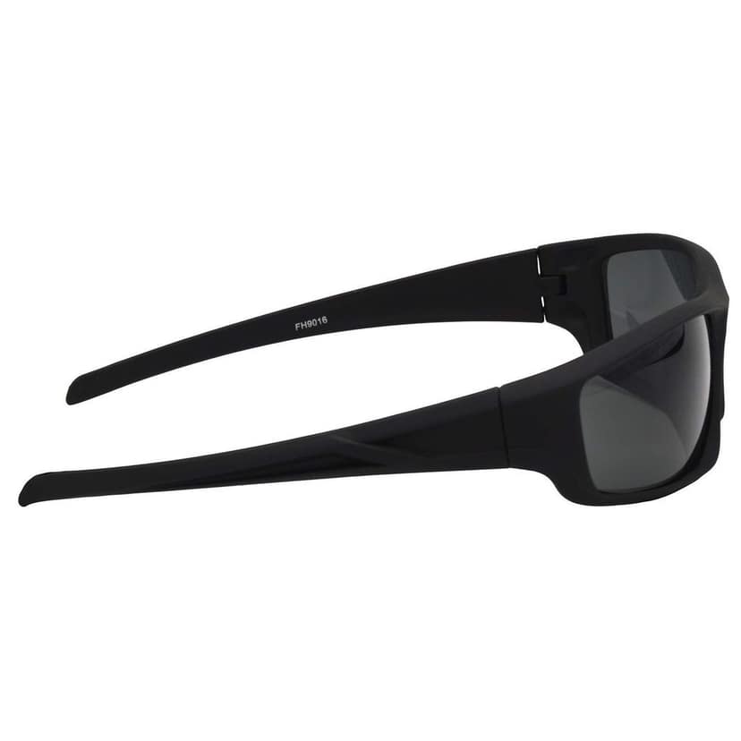 HRINKAR Men Sports Sunglasses Black & Grey Frame, Grey & Green Lens (Medium) - Pack of 2 view 4
