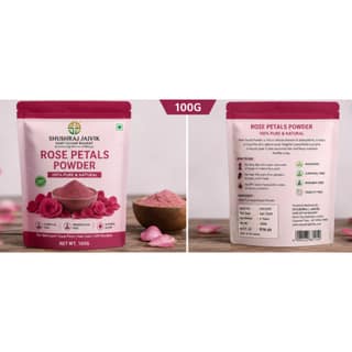 SHUSHRAJ JAIVIK Rose Petals Powder 100% Pure & Natural – Skin & Hair Care