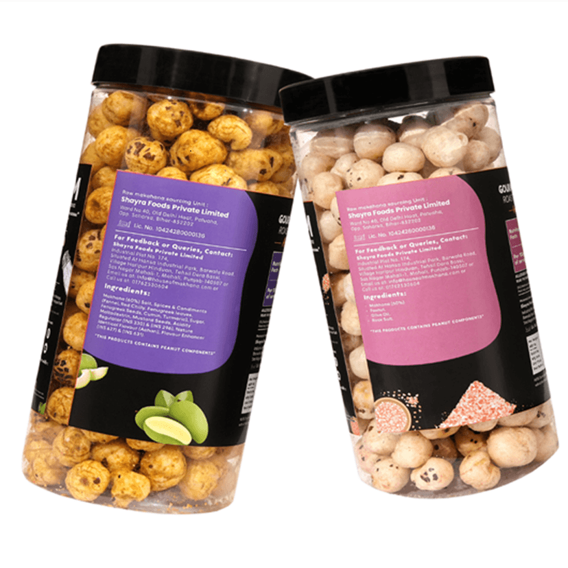 GOURMET MAKHANA Roasted in Olive Oil | Flavors Achari Mango & Himalayan Salt | Combo Of 2, 65g Each. - 130 gm view 2