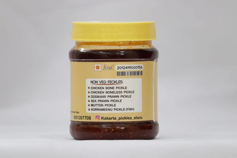 Kakarla Home Made Korameenu Pickle - (250g) view 2