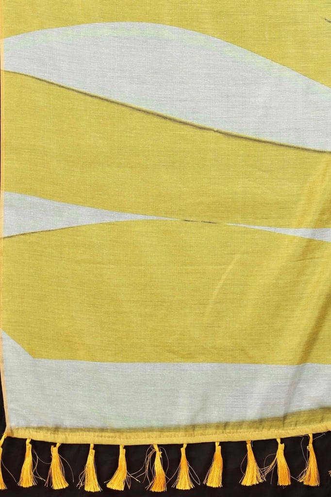 Women's Chanderi Digital Print Saree view 6