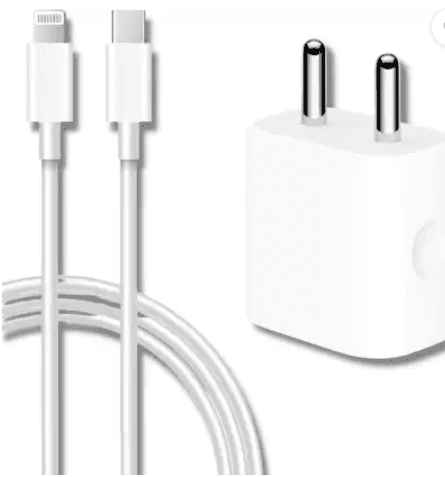 Pandaco 20 W Quick Charge 3 A Wall Charger for Mobile with Detachable Cable (White, Cable Included) view 3
