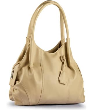 Fostelo - Beige PU Shoulder Bag