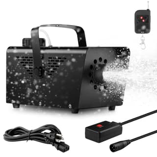 SPARKWORLD Snow Machine Snowflake Making Machine - 800W Artificial Fake Snow Machine with Wireless Remote Control for Indoor Outdoor Party Wedding Stage Backyard Holiday