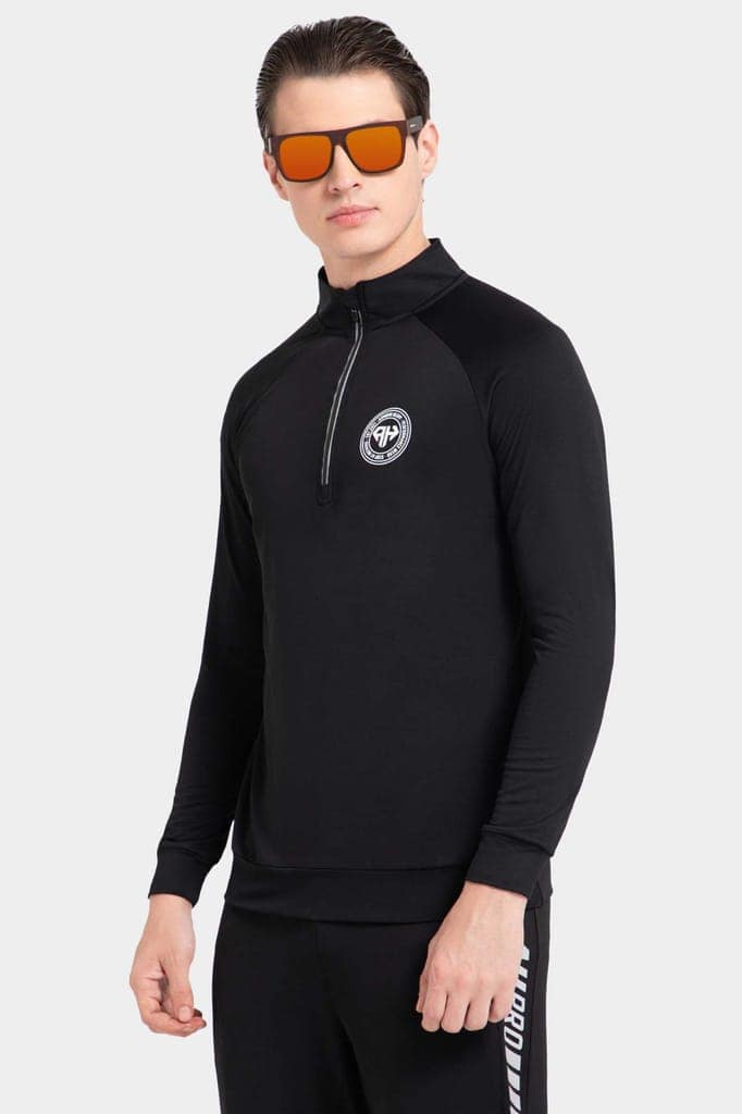 High Neck Black Polo Jacket Patriot Collection (All Weather) view 4