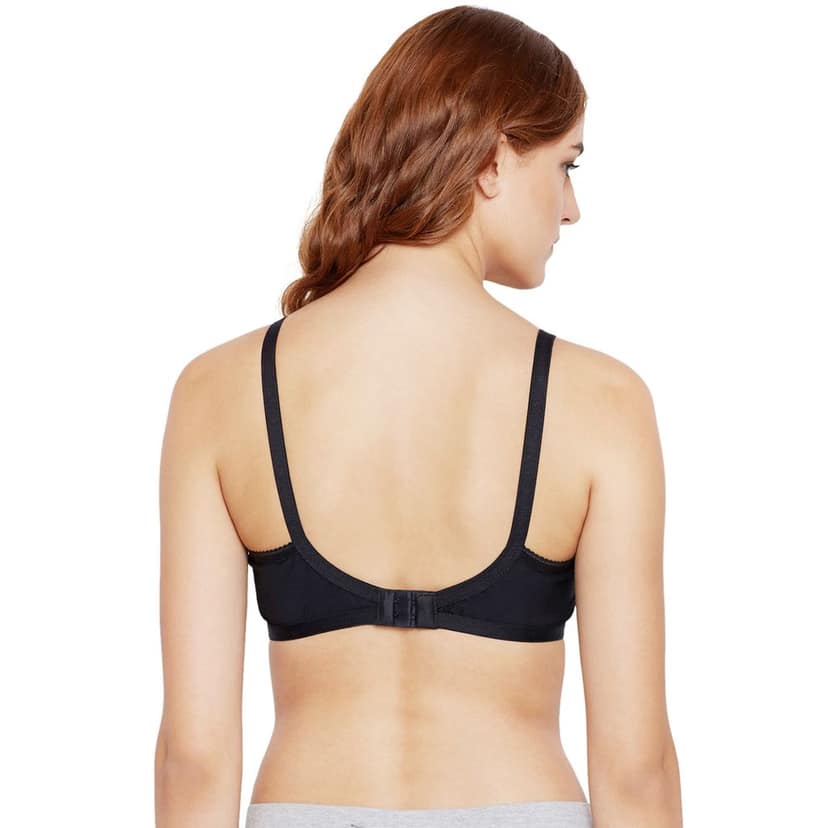 Bodycare Women Cotton Full Coverage Non Padded Regular Bra 5539-Black view 3